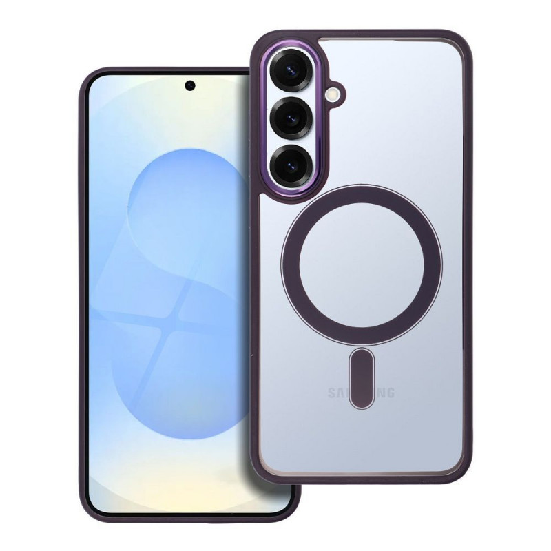 Samsung Galaxy S25 Plus Hülle Color Edge Mag MagSAFE  Tiefviolett