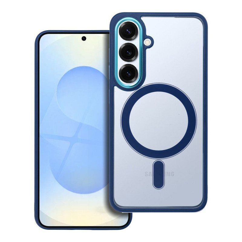 Samsung Galaxy S25 Hülle Color Edge Mag MagSAFE  Navy blau