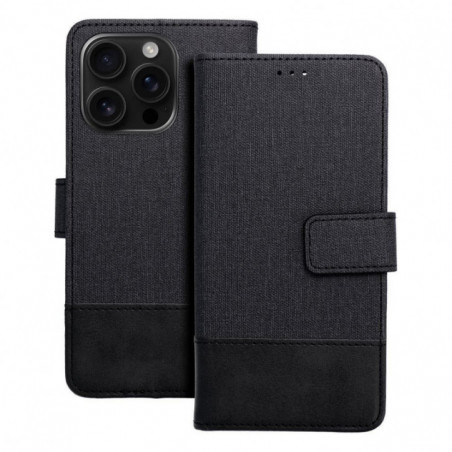 Apple iPhone 16e Book Handytaschen GOMMA Elegant  Schwarz