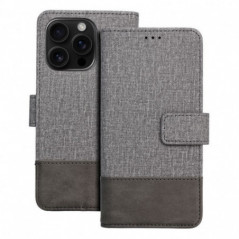 Apple iPhone 16e Book Handytaschen GOMMA Elegant  Grau