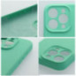 Apple iPhone 16e Hülle Silicone 2mm Minzig