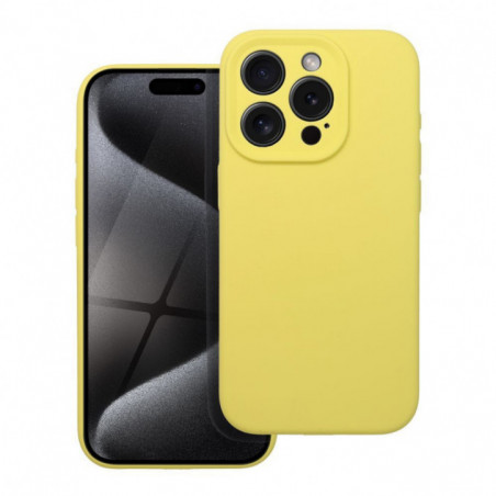 Apple iPhone 16e Hülle Silicone 2mm Zitrone