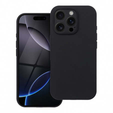 Apple iPhone 15 Hülle Silicone 2mm Schwarz