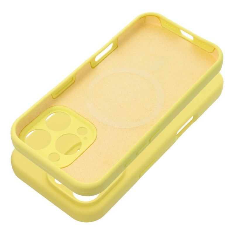 Apple iPhone 15 Pro Hülle Silicone 2mm Zitrone