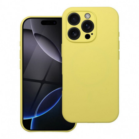 Apple iPhone 16 Pro Max Hülle Silicone 2mm Zitrone