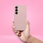 Samsung Galaxy S25 Hülle Silicone 2mm Sandrosa