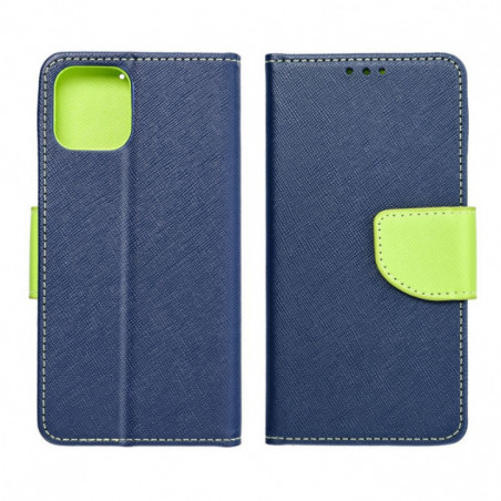 XIAOMI Redmi Note 14 4G Brieftaschenetui Fancy Book Marine / Limette