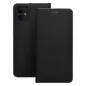 Apple iPhone 16e Book Handytaschen LUNA Book Carbon Kohlenstoff-Faser, Elegant  Schwarz