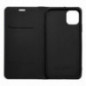 Apple iPhone 16e Book Handytaschen LUNA Book Carbon Kohlenstoff-Faser, Elegant  Schwarz