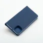 Apple iPhone 16e Book Handytaschen LUNA Book Carbon Kohlenstoff-Faser, Elegant  Blau