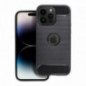 Apple iPhone 16e Hülle Carbon Elegant  Schwarz
