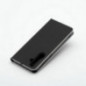 XIAOMI Redmi Note 14 Pro 4G Book Handytaschen LUNA Book Carbon Kohlenstoff-Faser, Elegant  Schwarz