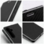 XIAOMI Redmi Note 14 Pro 4G Book Handytaschen LUNA Book Carbon Kohlenstoff-Faser, Elegant  Schwarz