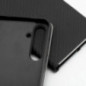 XIAOMI Redmi Note 14 Pro 4G Book Handytaschen LUNA Book Carbon Kohlenstoff-Faser, Elegant  Schwarz