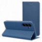 XIAOMI Redmi Note 14 Pro 4G Book Handytaschen LUNA Book Carbon Kohlenstoff-Faser, Elegant  Blau