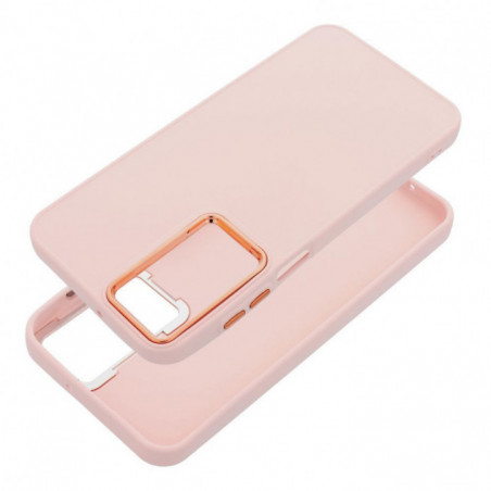 Samsung Galaxy S25 Hülle FRAME Elegant  Puderrosa