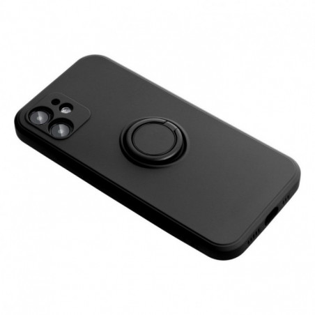 Apple iPhone 16e Hülle Silicone ring Schwarz
