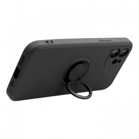 Apple iPhone 16e Hülle Silicone ring Schwarz