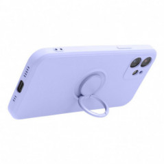 Apple iPhone 16e Hülle Silicone ring Lila (Violet)
