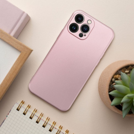 Apple iPhone 16e Hülle Metallic Rosa
