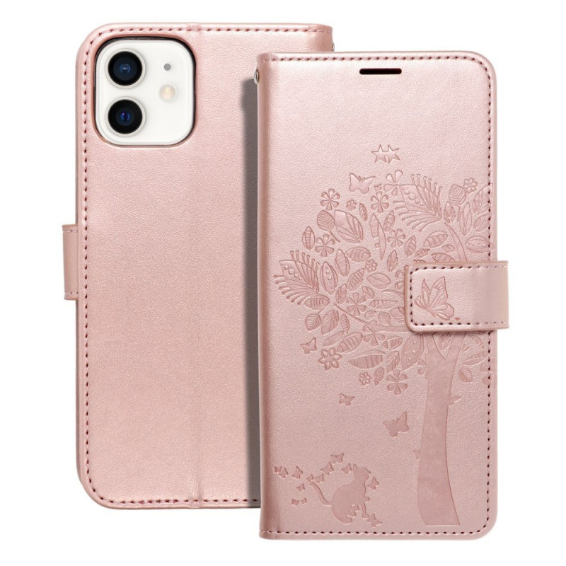 Apple iPhone 12 Pro Book Handytaschen MEZZO Book Roségold