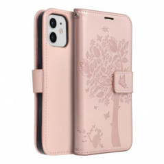 Apple iPhone 12 Book Handytaschen MEZZO Book Roségold