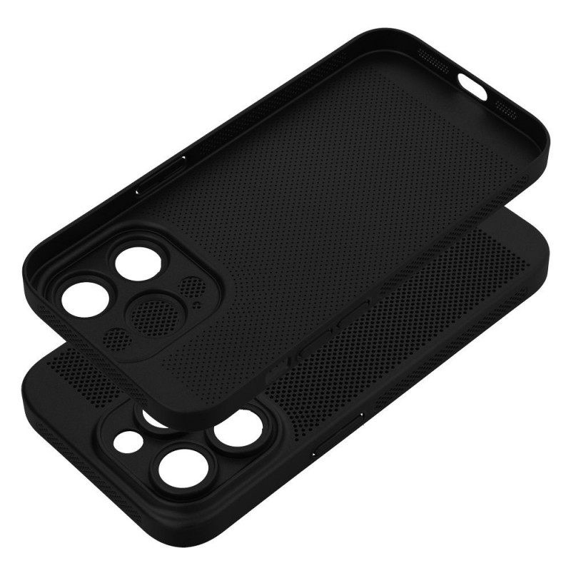 Apple iPhone 16e Hülle Breezy Schwarz
