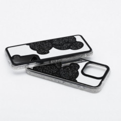 Apple iPhone 16e Hülle Teddy bear Schwarz