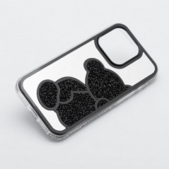 Apple iPhone 16e Hülle Teddy bear Schwarz
