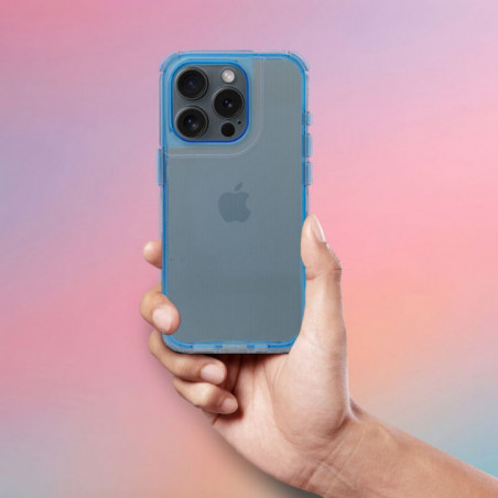 Apple iPhone 16e Hülle Matrix Clear Blau