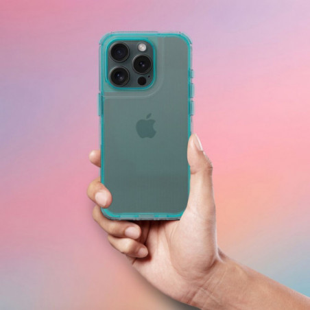 Apple iPhone 16e Hülle Matrix Clear Minzig