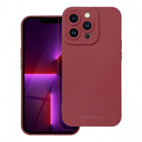 Apple iPhone 16e Hülle Roar Luna Monochromatische, Stilvoll, Ein ästhetisches Accessoire  Rot