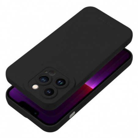 Apple iPhone 16e Hülle Roar Luna Monochromatische, Stilvoll, Ein ästhetisches Accessoire  Schwarz