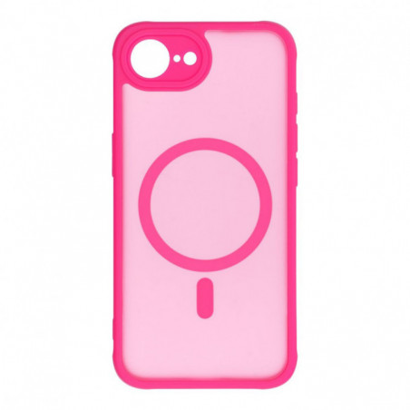 Apple iPhone 16e Hülle Full Matte Mag Cove MagSAFE  Rosa