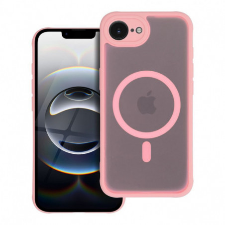 Apple iPhone 16e Hülle Full Matte Mag Cove MagSAFE  Hell-Pink