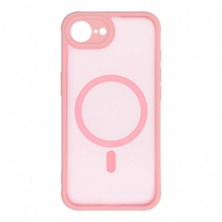Apple iPhone 16e Hülle Full Matte Mag Cove MagSAFE  Hell-Pink
