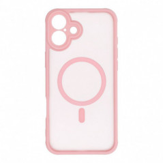 Apple iPhone 14 Pro Hülle Full Matte Mag Cove MagSAFE  Hell-Pink