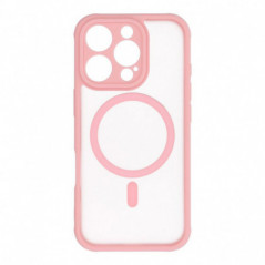 Apple iPhone 16 Pro Hülle Full Matte Mag Cove MagSAFE  Hell-Pink