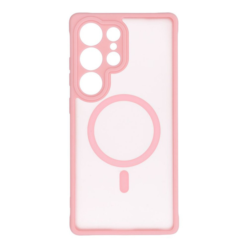 Samsung Galaxy S24 FE Hülle Full Matte Mag Cove MagSAFE  Hell-Pink
