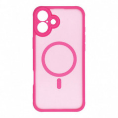 Apple iPhone 14 Pro Hülle Full Matte Mag Cove MagSAFE  Rosa