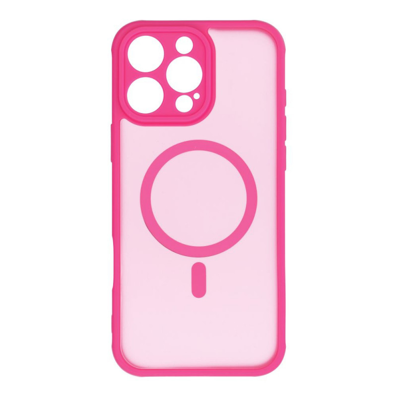 Apple iPhone 16 Pro Max Hülle Full Matte Mag Cove MagSAFE  Rosa
