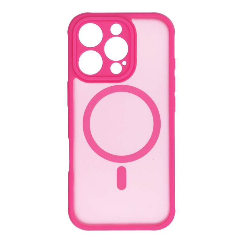 Apple iPhone 16 Pro Hülle Full Matte Mag Cove MagSAFE  Rosa