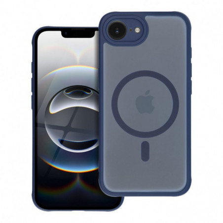 Apple iPhone 16e Hülle Full Matte Mag Cove MagSAFE  Blau