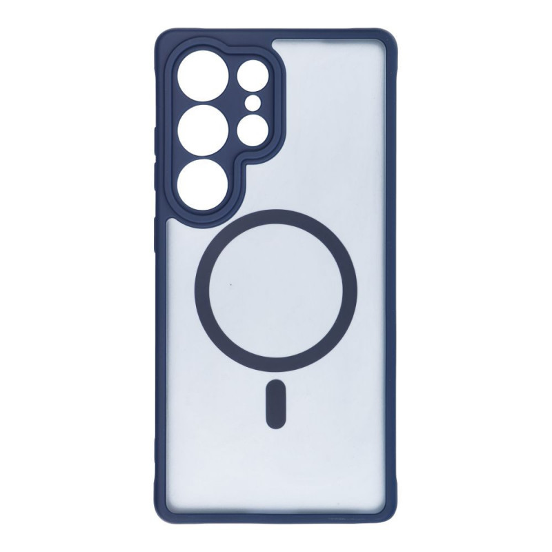 Samsung Galaxy S25 Hülle Full Matte Mag Cove MagSAFE  Blau