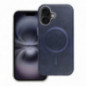 Apple iPhone 13 Hülle Gentleman Mag Cover Elegant  MagSAFE  Navy blau