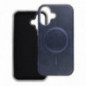 Apple iPhone 16 Pro Hülle Gentleman Mag Cover Elegant  MagSAFE  Navy blau