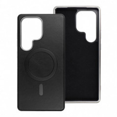 Samsung Galaxy S25 Plus Hülle Gentleman Mag Cover Elegant  MagSAFE  Schwarz