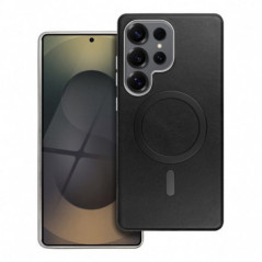 Samsung Galaxy S25 Plus Hülle Gentleman Mag Cover Elegant  MagSAFE  Schwarz