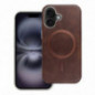 Apple iPhone 14 Pro Max Hülle Gentleman Mag Cover Elegant  MagSAFE  Braun