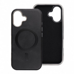 Apple iPhone 15 Pro Max Hülle Gentleman Mag Cover Elegant  MagSAFE  Schwarz